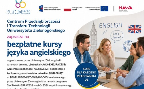 Zaproszenie na bezpłatny kurs języka angielskiego