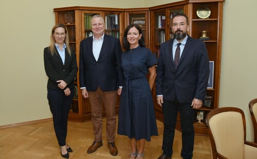 UZ z potencjałem. O szansach na sukces w przemyśle władze uczelni rozmawiały z przedstawicielami Ministerstwa Nauki